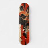 "Fetch" Franse Bulldog 7 3/4" Skateboard Deck (Voorkant)