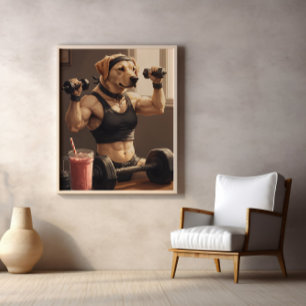 Fetch Gains: Pumped Paws in actie Poster