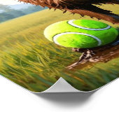 Fetch Happens Humorous Dog poster Muddy Labrador (Hoek)