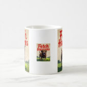 Fetch Happens Mug de tasse de café pour chien humo (Centre)
