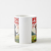 Fetch Happens Mug de tasse de café pour chien humo (Centre)