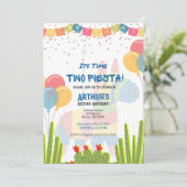 Fête 2 Anniversaire Pinata Invitation (Debout devant)