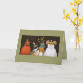 fête à la carte Aviary (Fleur jaune)