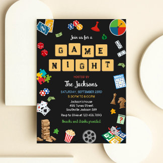 Fête à la maison, Jeux de société, Invitation d'an