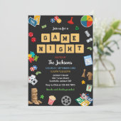 Fête à la maison, Jeux de société, Invitation d'an (Debout devant)