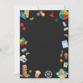 Fête à la maison, Jeux de société, Invitation d'an (Dos)