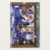 Fête Animale de Noël Drôle Planificateur (Devant)