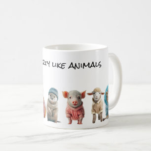 Fête Animaux Café Mug