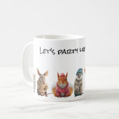 Fête Animaux Café Mug (Devant gauche)