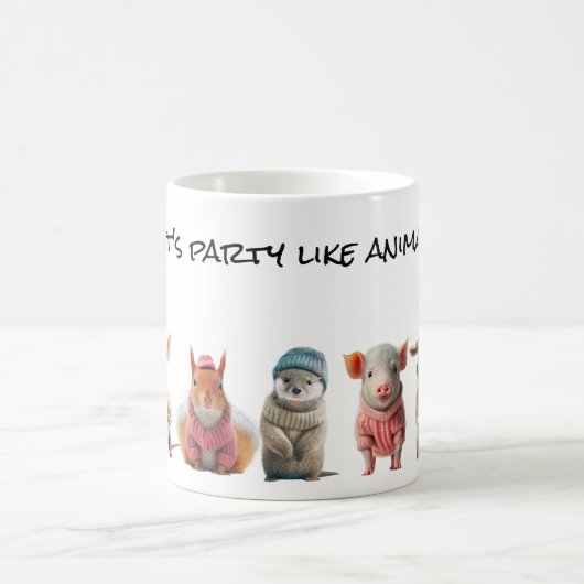 Fête Animaux Café Mug (Centre)