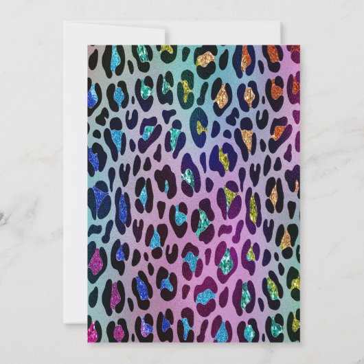 Fête Animaux Jungle Zoo Anniversaire Invitation Fi (Dos)