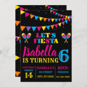 Fête Anniversaire Cinco De Mayo Fête Invitation (Devant / Derrière)