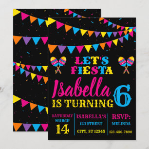 Fête Anniversaire Cinco De Mayo Fête Invitation