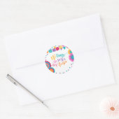 Fête Anniversaire Favoriser Sticker étiquette Scea (Enveloppe)