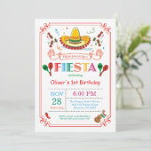 Fête Anniversaire Invitation de fête mexicaine (Debout devant)