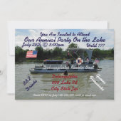 Fête Annuelle Sur Le Lac Invitation (Devant)