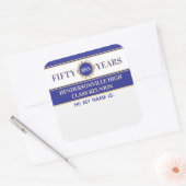 Fête! Autocollant de badge de nom de célébration d (Enveloppe)