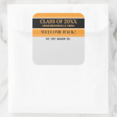 Fête ! Autocollant de badge de nom de retrouvaille (Sac)