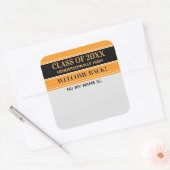 Fête ! Autocollant de badge de nom de retrouvaille (Enveloppe)