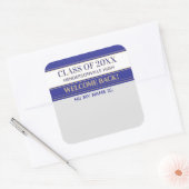Fête ! Autocollant de badge de nom de retrouvaille (Enveloppe)