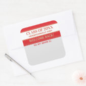 Fête ! Autocollant de badge de nom de retrouvaille (Enveloppe)