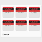 Fête ! Autocollant de badge de nom de retrouvaille (Feuille)