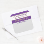 Fête ! Autocollant de badge de nom de retrouvaille (Enveloppe)
