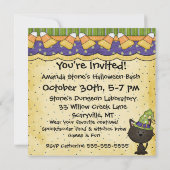 Fête avec les Ghouls Halloween Invitation (Dos)