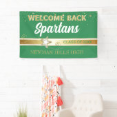 Fête ! ! Bannière de réunion de la classe de retou (En situation)