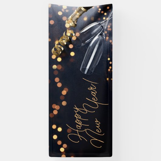 Fête ! Bannière du Nouvel An (Vertical)