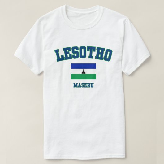 Fête Basotho Pride Lesotho Drapeau T-shirt (Design devant)