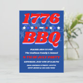 Fête BBQ 1776 | Invitation pour une soirée de feux (Debout devant)