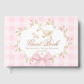Fête bébé fille Silly Goose Gingham Fantaisiste (Recto)
