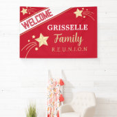 Fête Big ! Bannière de réunion de famille géante (Insitu)