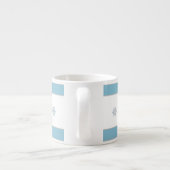 Fête Bleue Flocon de neige Espresso Mug (Dos)