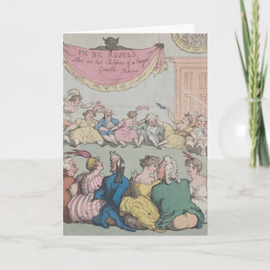 Fête - Carte de vœux pliée (Devant)