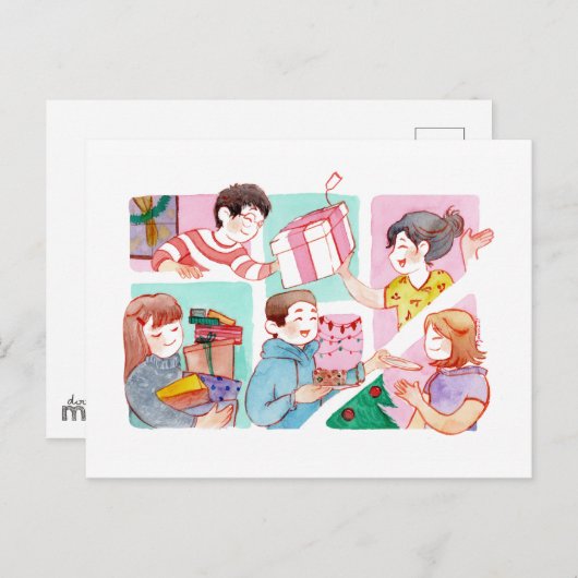 Fête/Célébrez- Cartes postales DNM (Devant / Derrière)