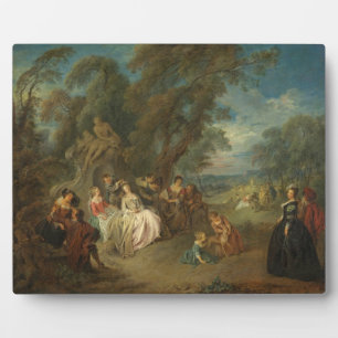 Fête Champêtre, c. 1730 (olie op canvas) Fotoplaat