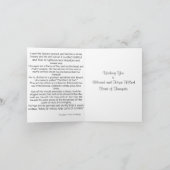 Fête chrétienne des trompettes Carte de voeux (Intérieur)