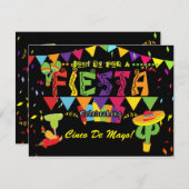 Fête Cinco De Mayo Invitation (Devant / Derrière)