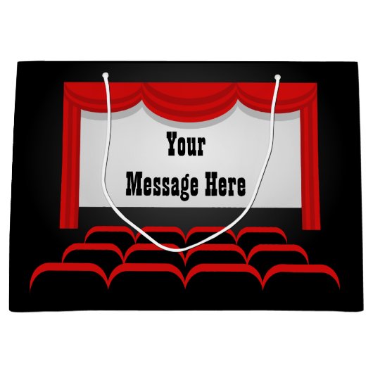 Fête cinéma ajouter le sac de message (Devant)