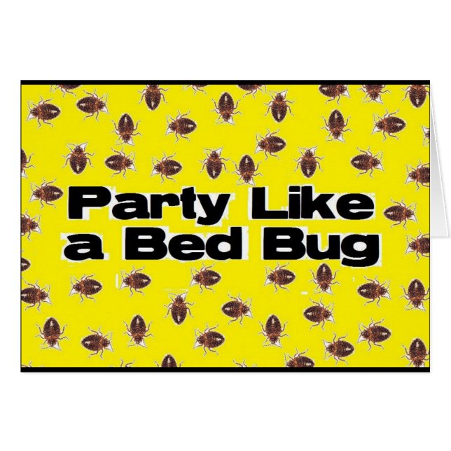 Fête comme un Bed Bug (Devant horizontal)