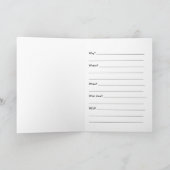 Fête Comme Une Carte De Cochon De Guinée (Intérieur)