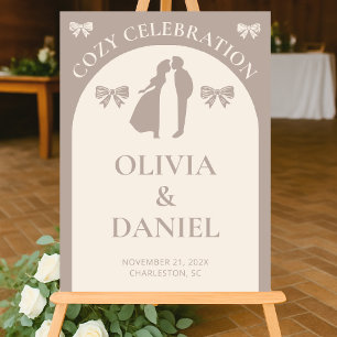 Fête cosy Mariage de automne minimaliste