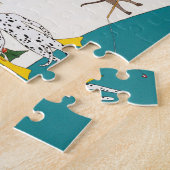 Fête d'animaux sur la plage Puzzle 11x14 (Côté)