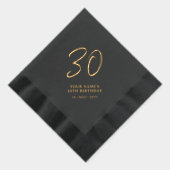 Fête d'anniversaire 30 ans au lettrage moderne (Droite)