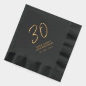 Fête d'anniversaire 30 ans au lettrage moderne (Gauche)