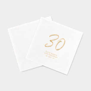 Fête d'anniversaire 30 ans Modern Brush Script