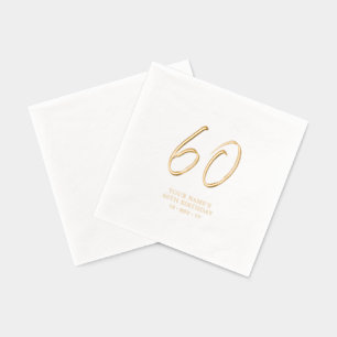 Fête d'anniversaire 60 ans Modern Brush Script
