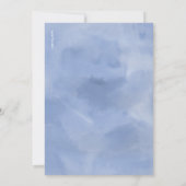 Fête d'anniversaire aquarelle | Invitations Garçon (Dos)